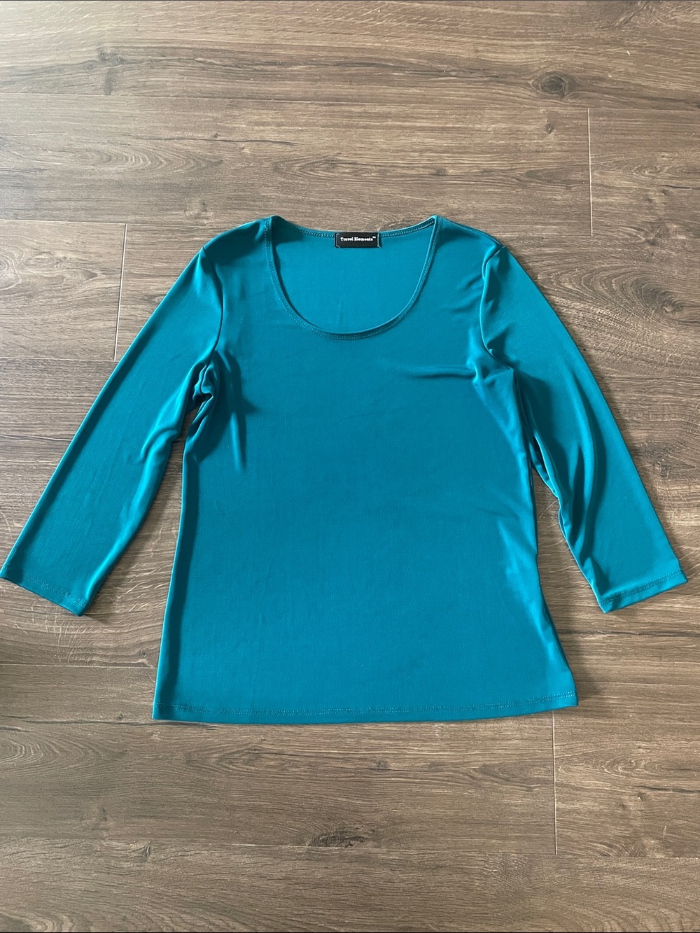 Women’s Travel Elements Green Blouse, Size Small